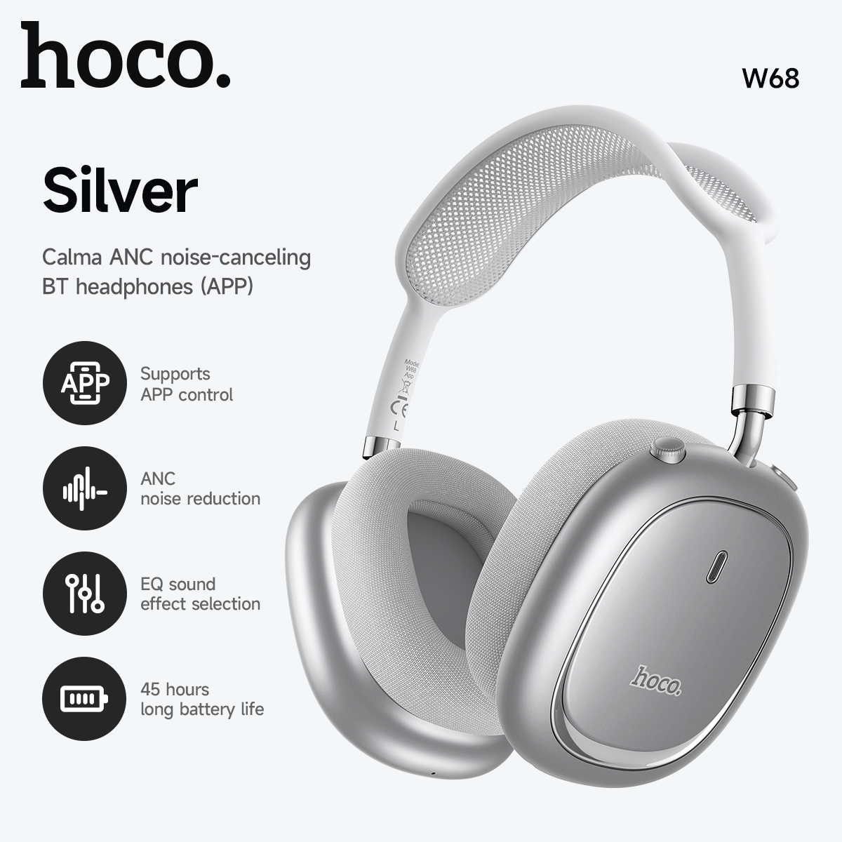 Over The Ear ANC Noise Cancell - Anc Wireless Over Ear Headphones recension och pris