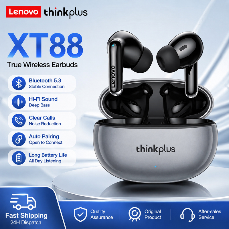Lenovo XT88 Bluetooth Wireless - Anc Wireless Over Ear Headphones recension och pris