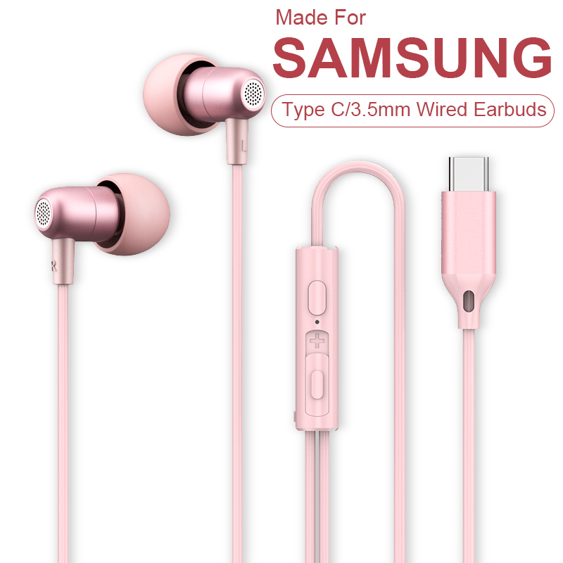 For Samsung Galaxy S26 S25 S24 - Type C Wired Earphones With Mic recension och pris
